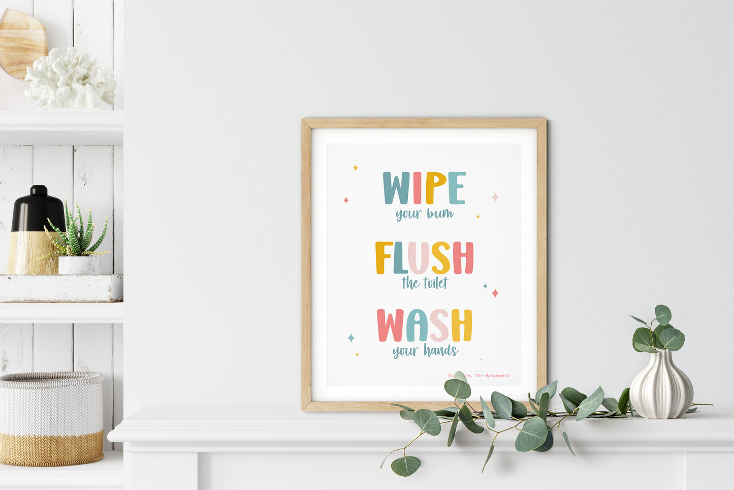 Wipe Flush Wash